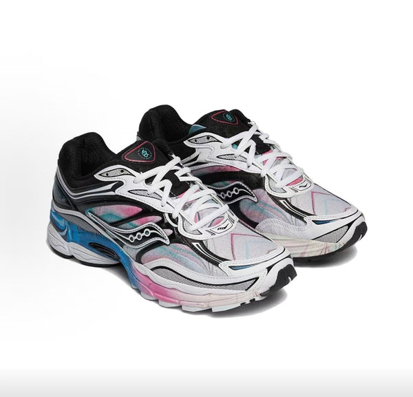 Saucony Omni 9 - White Black Pink Blue Tie Dye